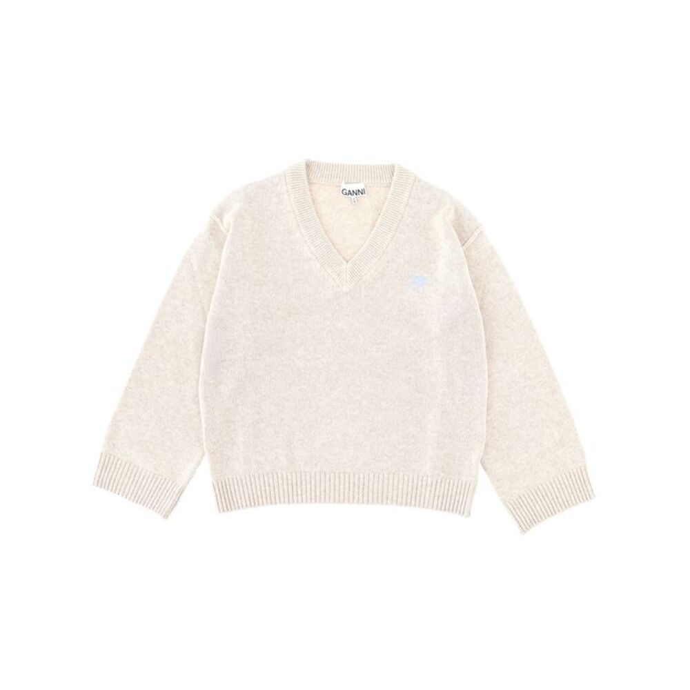 Ganni Women Logo Sweater